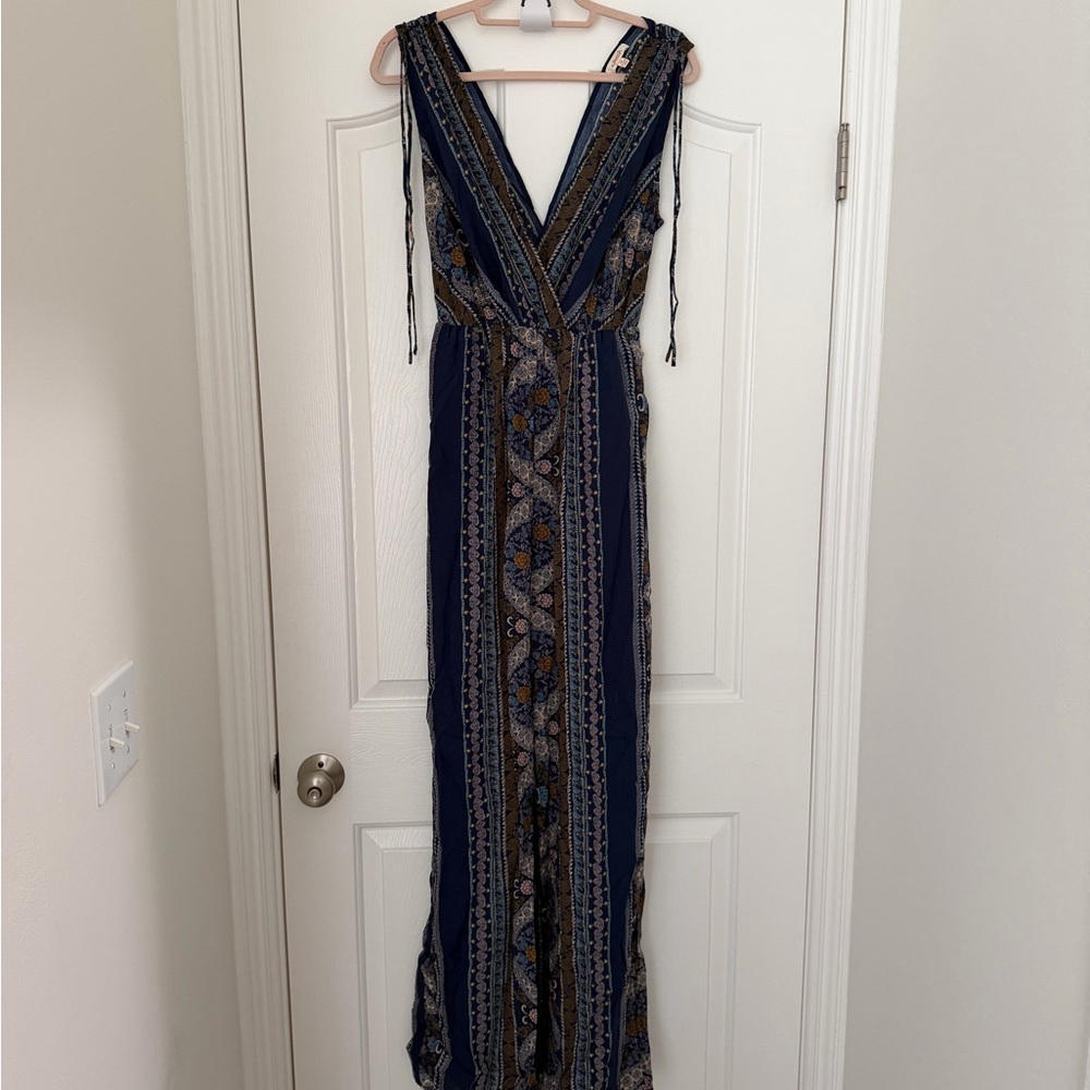 Blue long Jumpsuit